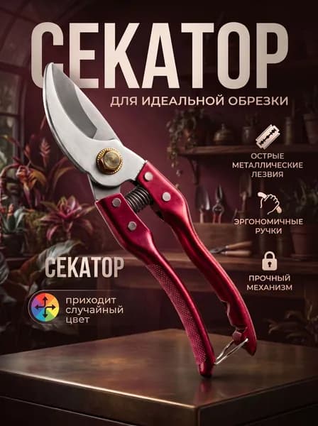 Секатор садовый Универсальный профессиональный Ручной