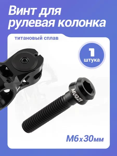 MUQZI Титановые винты для рулевой колонки велосипеда m6x30 мм