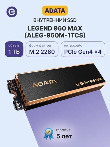 1 ТБ Внутренний SSD диск Legend 960 MAX