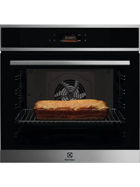 Духовой шкаф электрический Electrolux LOE8F38X, черный/нержавеющая сталь