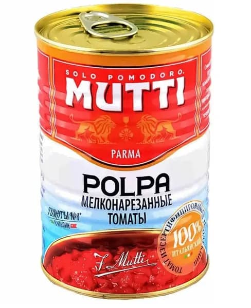 Томаты мелконарезанные Mutti, 400 г, Италия