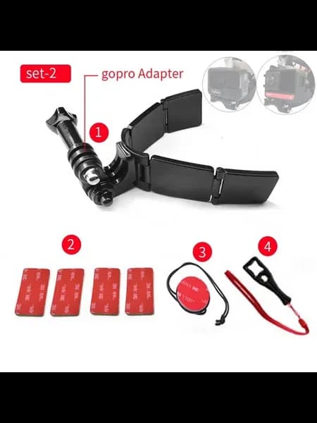 Держатель подбородка GoPro, Цвет set-2