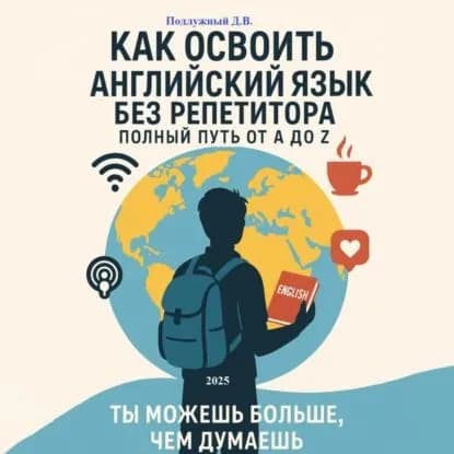 Как освоить английский язык без репетитора: Полный путь от A до Z | Дмитрий Васильевич Подлужный | Электронная аудиокнига