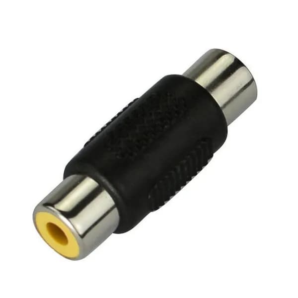 1шт. Переходник 1RCA гнездо - 1RCA гнездо. RCA соединитель.
