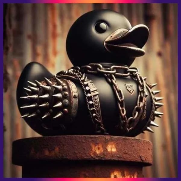 Фигурка утки, Модель утки серии Duckieville Duck 8*6*7,5 см