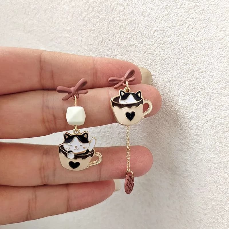 Серьги асимметричные