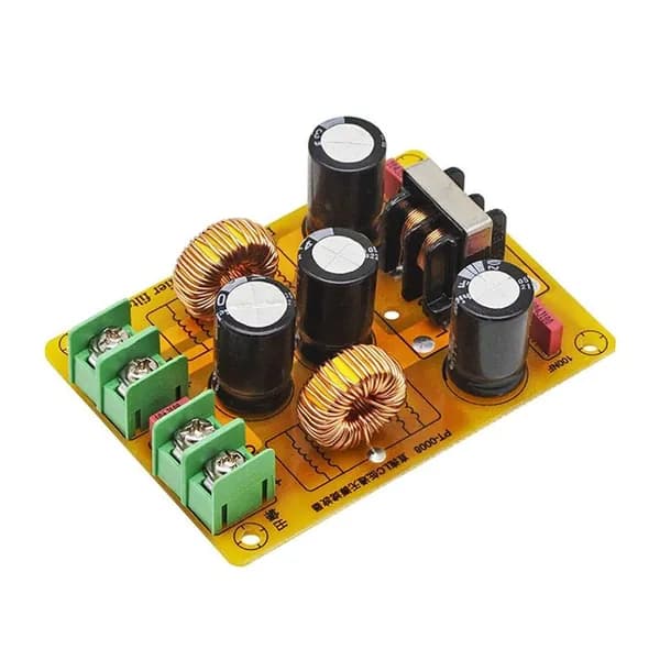 2A 4A 10A 20A DC LC Фильтр нижних частот, электромагнитная совместимость, 12V 24V, автомобильный аудиофильтр, фильтр высокочастотных помех, пульсации питания, 2A