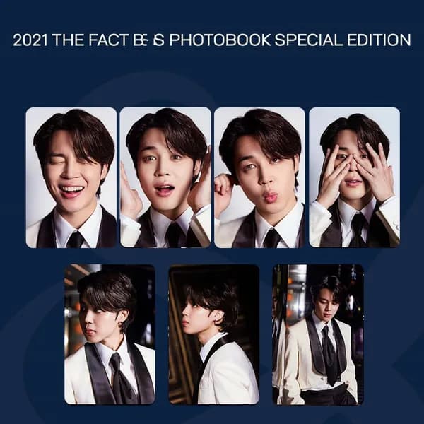BTS альбом карты THE FACT JK JIMIN Набор карточек Bantan Boys Коллекционные фотокарточки 7штуки