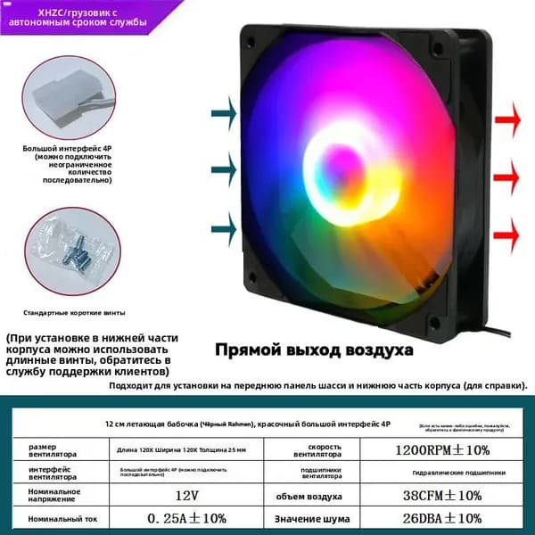 Вентилятор для охлаждения корпуса игровых консолей/ПК