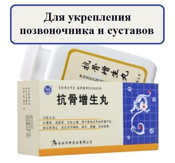Кан Гу Цзэн Шэн Вань, 220 пил., Kanggu Zengsheng Wan для суставов и позвоночника