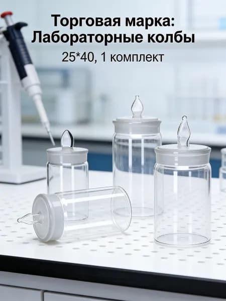 Бюкс высокий 25*40 лабораторный мерный 12 мл
