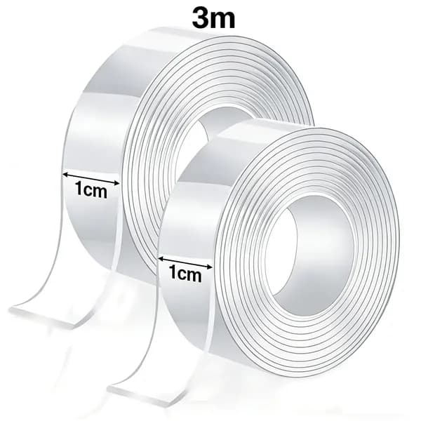 Клейкая лента канцелярская 10 мм x 3 м, 1 шт.