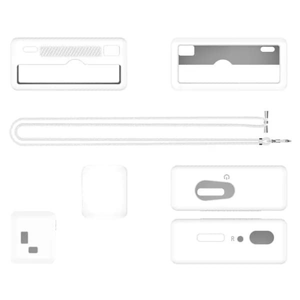 Силиконовый чехол для камеры Kodak Charmeira Keychain, белый, противоударный
