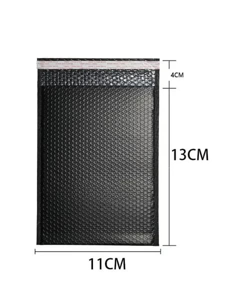 11*13cm Чёрный Курьерские пакеты полиэтиленовые с самоклеящейся лентой