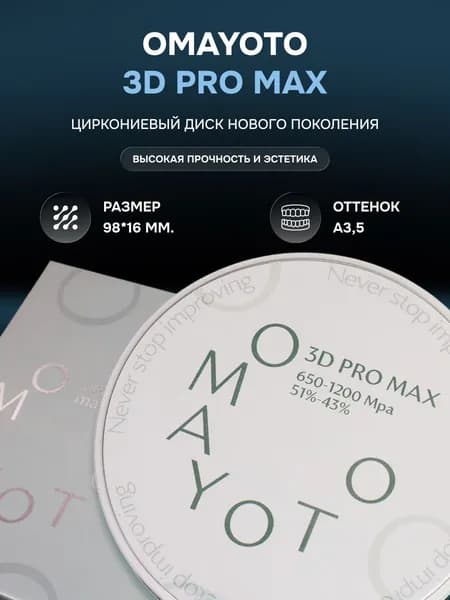 Omayoto Компонент для зубного импланта, 1шт