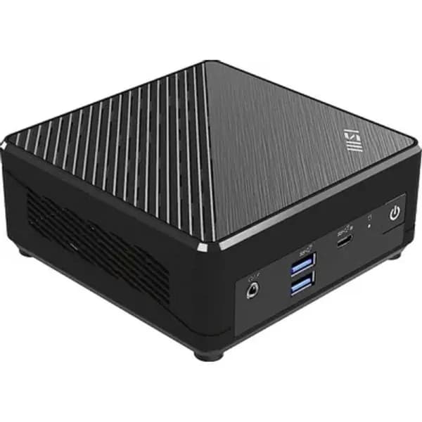 MSI Мини-ПК (Intel Alder Lake N100, RAM 8 ГБ, SSD 256 ГБ, Intel UHD Graphics, DOS), 9S6-B0A921-281, черный