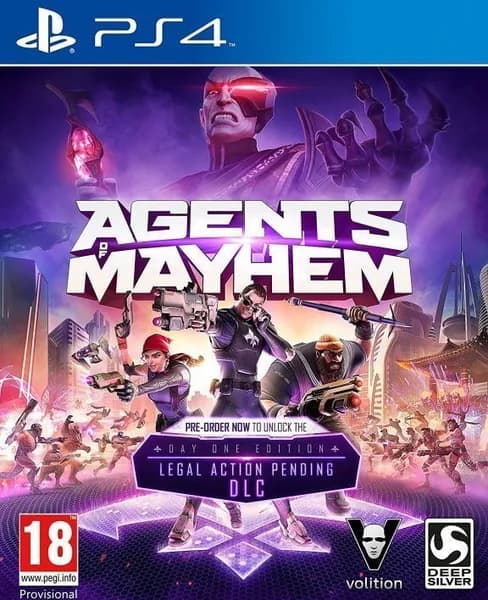 Игра Agents of Mayhem Day One PS4 Русская Версия Диск на PS 4