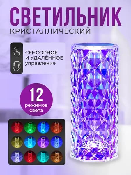 кристаллический ночник - лампа