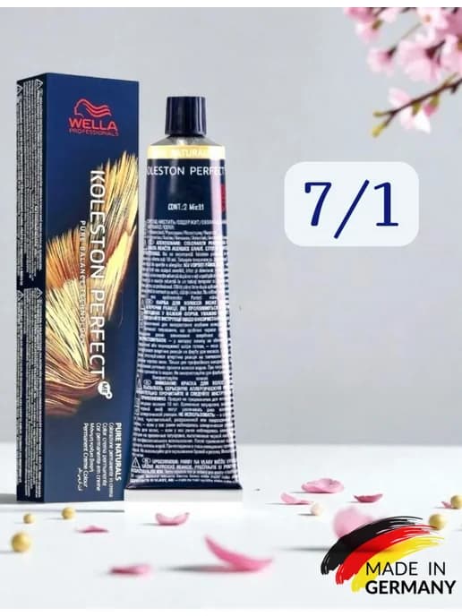 Стойкая краска для волос Koleston Perfect 7 1, 60 мл