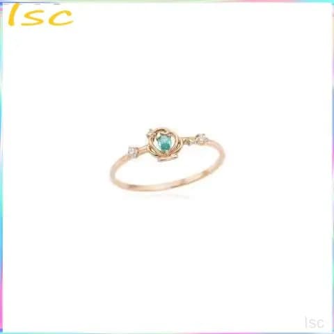 Южная Корея Lloyd Disney joint princess ring ins легкое роскошное кольцо из стерлингового серебра 925 пробы для девочек оригинального дизайна