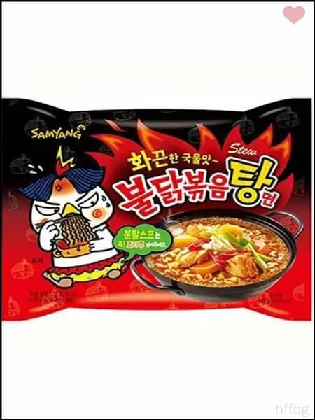 Острая лапша Buldak Hot Chicken Ramen со вкусом тушеной курицы 145 г