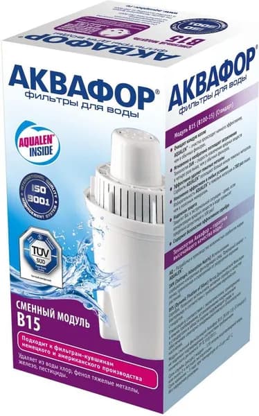Сменный картридж для фильтра-кувшина Аквафор, удаление хлора, 1 шт, 202887