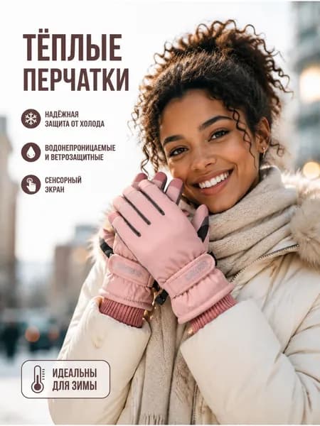 Перчатки для фигурного катания, размер: Универсальный