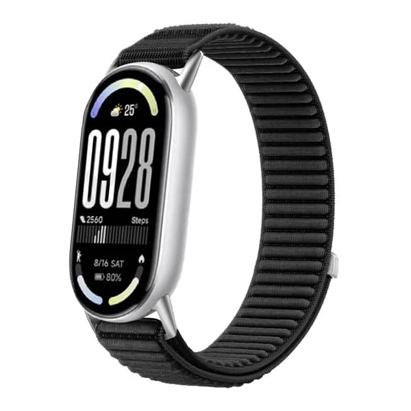 Дышащий нейлоновый ремешок для Xiaomi MiBand 10/9, Мужской женский спортивный ремешок для Xiaomi Band 8