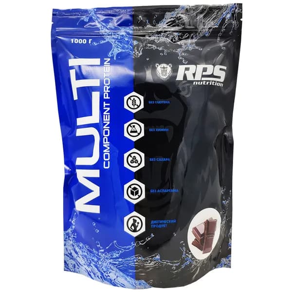 RPS Nutrition Multicomponent Protein - 1000 грамм, двойной шоколад (33 порции)