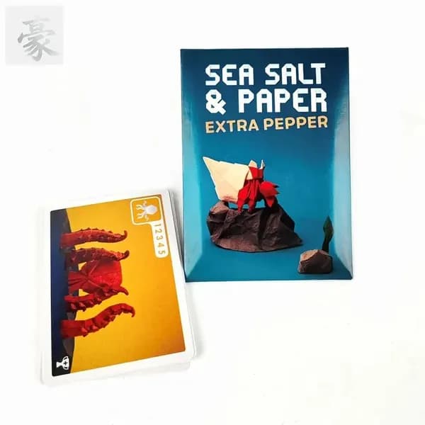 Настольная игра Sea Salt & Paper: Extra Pepper (дополнение). Новейшая версия. Требуется базовая игра. Для рождественских вечеринок.