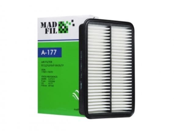 A177 Фильтр воздушный MADFIL (17801-15070)
