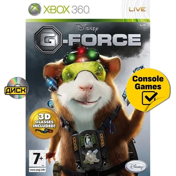 Игра Xbox 360 Миссия Дарвина (G-Force) (английская версия) (XBox 360, Английская версия)