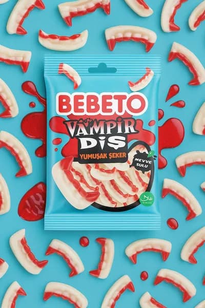 Bebeto Фруктовые сладкие и веселые желейные конфеты 80 г