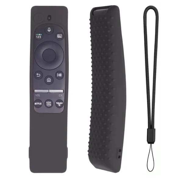 Чехол силиконовый MyPads для пульта ДУ для телевизора Samsung BN59-7700A 01244A 01270A 01275A 01266A черный