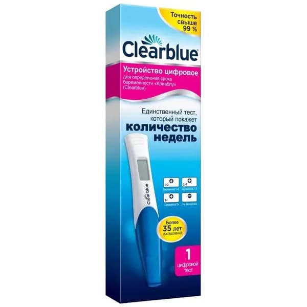 Тест для определения беременности и срока Clearblue Digital
