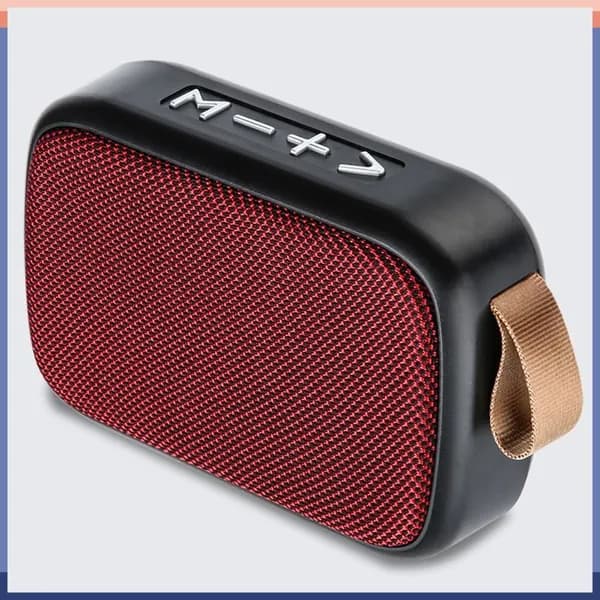 Маленький динамик Bluetooth красный