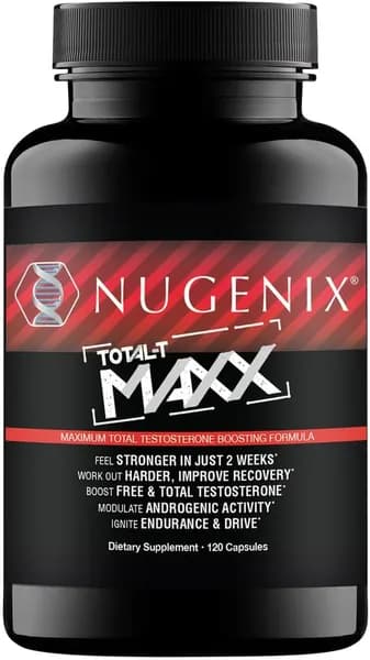 Nugenix Total-T Maxx - максимальное количество тестостерона для мужчин, 120 штук