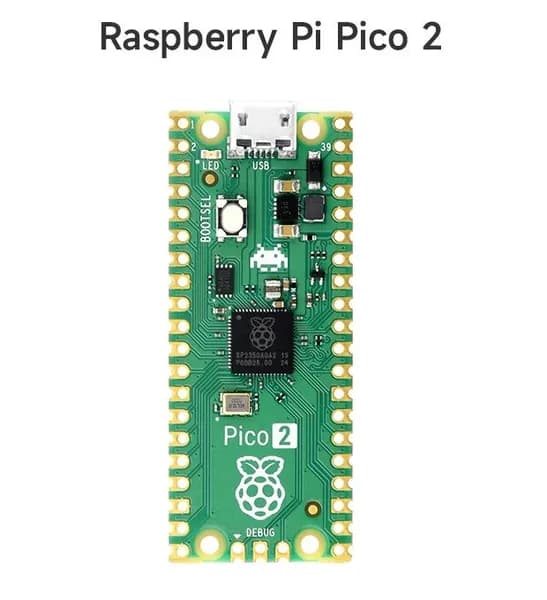 Контроллер Raspberry Pi Pico 2 RP2350 (microUSB) - 1шт
