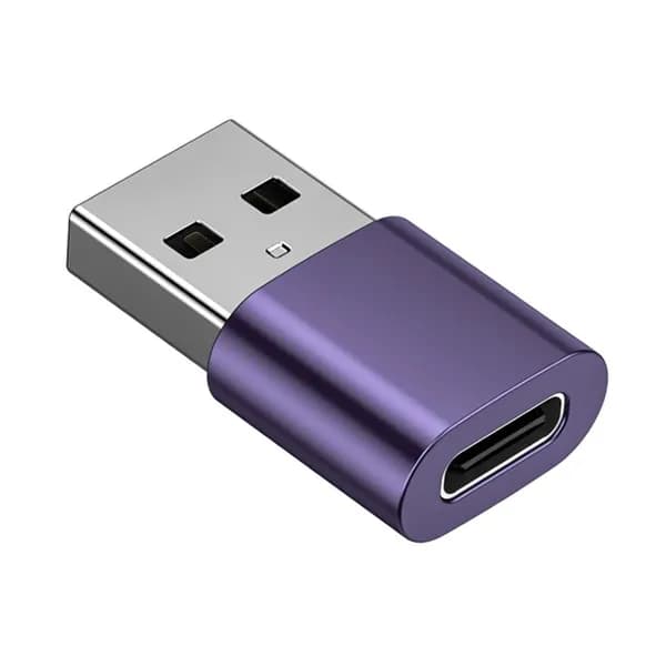 Адаптер USB-C на USB-A OTG, Фиолетовый
