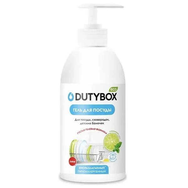 Средство для посуды "Dutybox" "Лайм и мята" гель уп/500мл