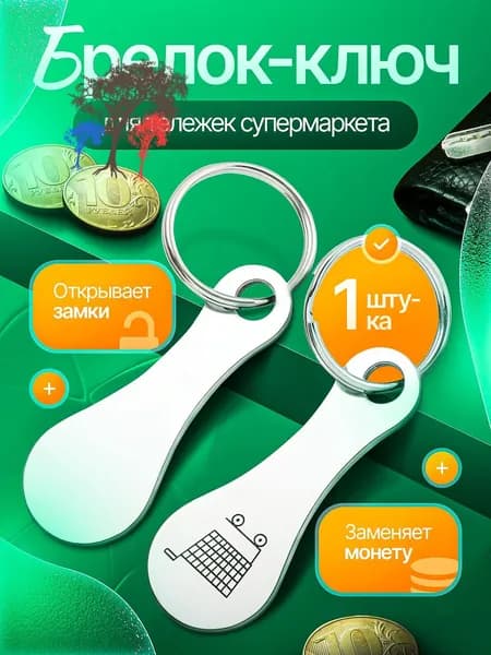 Ключ для покупательской тележки