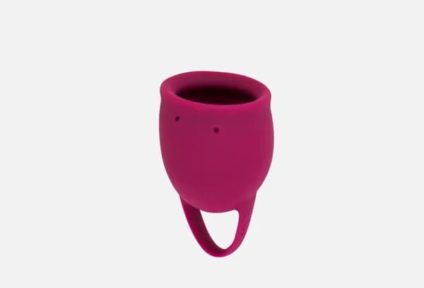 Менструальная чаша Lola Games Natural Wellness Peony wine red