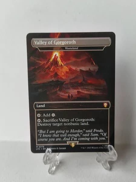 Портативные карты MTG Настройка и прокси Высокое качество без фольги Долина Горгорот 376