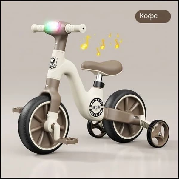 Самокат U49jOyy3, светло-коричневый, белый