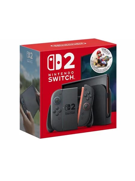 Nintendo Switch 2 + Mario Kart World Bundle Игровая приставка 7,9 дюйма 1080P LCD Экран Для игр