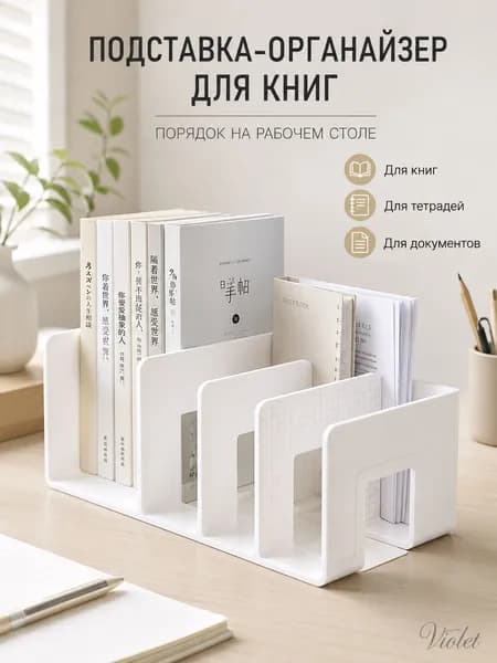 Эксклюзивный держатель для учебной литературы и систематизации канцелярских принадлежностей
