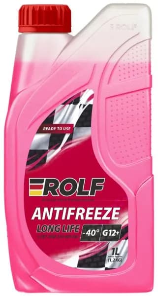 Антифриз готовый красный G12 + Rolf Antifreeze G12+ red -40 1л; 70011