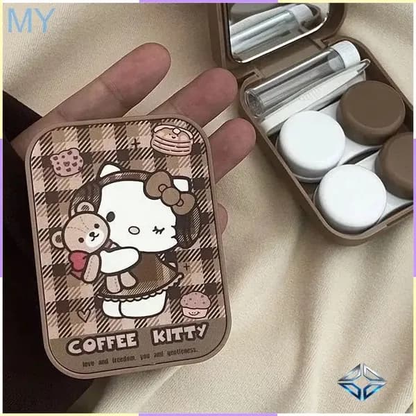 Контейнер для линз, прямоугольный Hello Kitty