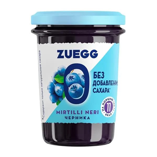 Конфитюр Zuegg Черника без добавления сахара 220г
