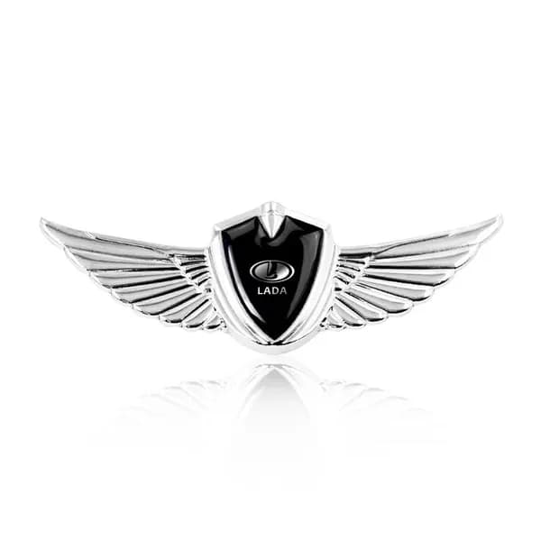 1 шт. Новый автомобильный значок металлические крылья наклейка для украшения кузова для Lada Samara 2109 Largus Priora Xray Cross 2112 2114 Granta Niva